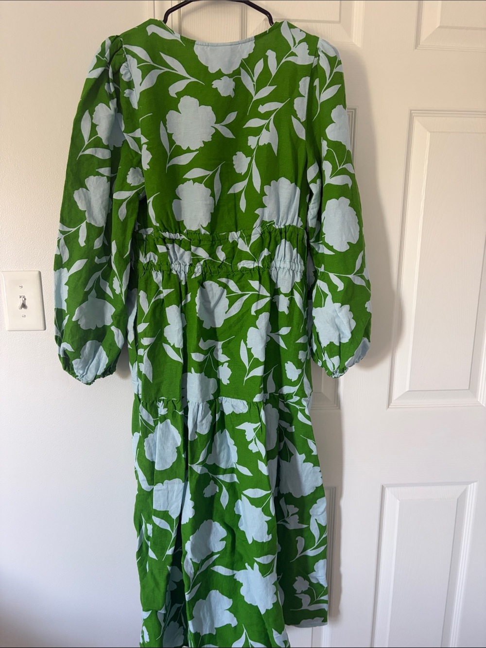 kate spade x Target Green and Light Blue Floral Midi Dress - Picture 4 of 7
